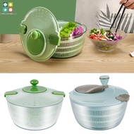 4L Salad Spinner Manual Salad Washer with Drain and Handle Salad Dryer with Vegetable Washing Basket SHOPSBC2898