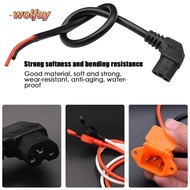 WOLFAY Battery Connector Plug Outdoor for 48V E-bike with 12AWG Cable