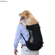 Breathable Pet Dog Carrier Bag for Large Dogs Golden Retriever Bulldog Backpack Adjustable Big Dog T