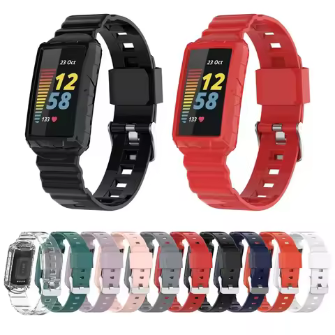 Soft Strap For Fitbit Charge 6 5 4 3 Band Silicone Breathable watchband For Fit bit Charge 6 5 4 3 S