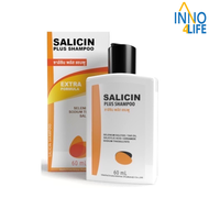 Salicin Plus Shampoo Extra Formula ซาลิซิน พลัส แชมพู Tar oil Selenium Sulfide 60 ml. [inno]