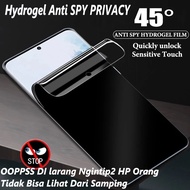HANS- BO0M Hydrogel Anti SPY DOFF OPPO A5 PRO A3X A3Pro A98/A38/A78 4G/A78 5G/A58 4G/A77s A57 A76 A7