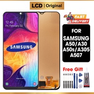 LCD SAMSUNG A50 A50S Original Fullset Kompatibel Untuk ORI Glass Touch Screen Digitizer ori Asli