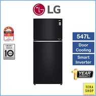 LG GN-C702SGGM 547L Black Glass Inverter Refrigerator Peti Sejuk Fridge