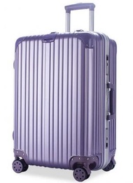 全城熱賣 - 鋁框行李箱密碼鎖款24吋（淺紫）