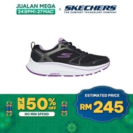 Skechers Women GOrun Consistent 2.0 Distinct Running Shoes - 128608-BKPR Air-Cooled Goga Mat Kasut Sneaker, Performance, Sport, Perempuan