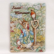 Peter Rabbit Multi-Functional Flat Plate Card Holder with Passport Clip Travel Storage Case for Men 