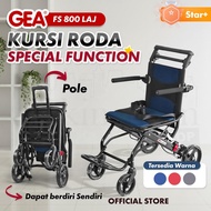 GEA FS 800 LAJ Wheelchair Aluminum Special Function Travel Wheelchair FS800 Portable With Handle