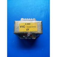 Power TRANSFORMER Size 6V/220V