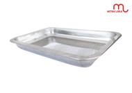 Mitra Loka Nampan Stainless Tebal Prasmanan 32 X 21 / Wadah Saji Lodor Prasmanan Nampan Stenlis Kota
