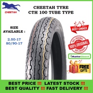 TAYAR  CHEETAH CTH100   *DUNLOP TT100* 250-17, 80/90-17 TUBE TYPE TYRE