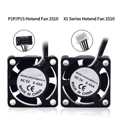 1/3PC 2510 Fan For Bambu Lab X1/P1 Hotend Cooling Fan With Cable Rapid cooling Fan For Bambu X1C P1S