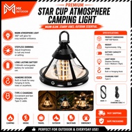 Blackdog Outdoor Star Cup Atmosphere Camping Light, Long Battery Life Portable Camp Light /Lampu per