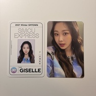 Aespa Giselle 小卡 Photocard (2021 Winter SMTOWN SMCU EXPRESS)