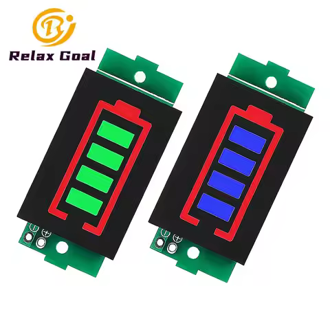 1S 2S 3S 4S 5S 6S 8S Lithium Battery Capacity Charge Indicator Display Module 3-34V 5mA Electric Veh