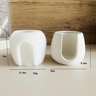 Concrete Essential Oil Candle Holder Silicone Mold Diy Gypsum Cement Aromatherapy Furnace Wax Meltin