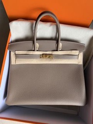 Hermes Birkin 35 大象灰金扣 Togo k