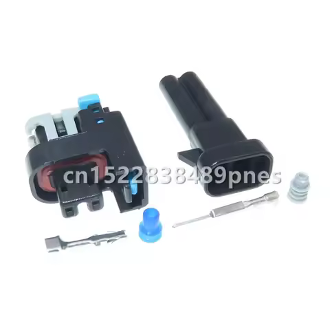 2 Pole 15326181 15411633 Car EV6 Injector Socket For Auto Wiring Harness Connector