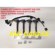 COIL K20 CAMPRO SAGA BLM FL PERSONA SE GEN 2 IAFM HARNESS PNP FOR INSTALL COIL ON PLUG HONDA K20 COP