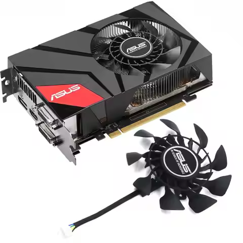 NEW 85MM 4PIN FD9015U12S T129215SU GTX 970-DCMOC-4GD5 GPU Fan，For ASUS GTX 970 960 950 760 670 MINI 