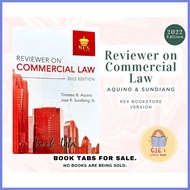 ∆ "trendy" Reviewer on Commercial Law by Aquino & Sundiang 2022 Edition REX Books Book Tabs Labels