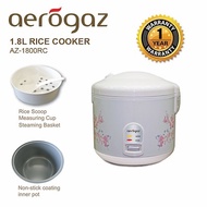Aerogaz 1.8L Rice Cooker with Steamer (AZ-1800RC)