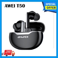 Awei T50 Awei T50 ENC TWS Wireless Bluetooth Earphones Sport Earbuds For All Smart Phone