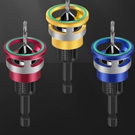 HL Countersink Drill Bit Set Woodworking Countersink Drill Bits Adjustable Bit Depth Stop Drill Bits