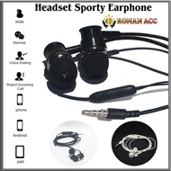 Headset Hedset Earphone For All Samsung Xiaomi Oppo Asus Vivo Lenovo Infinix Miezu Untuk semua andr