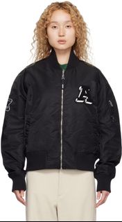 AXEL ARIGATO Black Annex Reversible Bomber Jacket Ssense