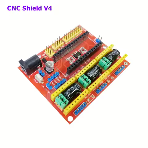 cnc shield V4 card grbl control board engraving part compatible Nano V3 for 3D printer laser engrave