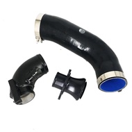 Turbocharger Inlet Outlet Upgrade Pipe Silicone Hose Muffler Delete For VW Golf MK7 R EA888 Gen3 Leo