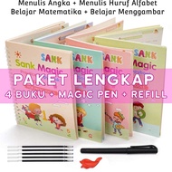 LatestKk9K4 「Skylo 」Sank Magic Book 4 Books/Set Magic Practice Book Original