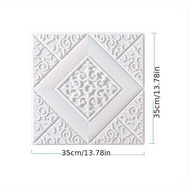 35cm Wallpaper ติดผนัง 3d มีกาวในตัวสติ๊กเกอร์ติดผนัง ตกแต่งเพดาน วอลล์เปเปอร์ วอลเปเปอร์ สติ๊กเกอร์