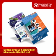 PRINT A4 SIZE FLYER BROCHURE - 1 SIDE & 2 SIDES