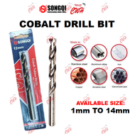1MM-14MM PRC COBALT HSS DRILL BIT FOR STAINLESS STEEL METAL BESI KAYU PLASTIC PVC MATA GERUDI BITS M