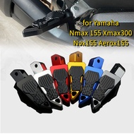 Motorcycle Foldable CNC Rear Pedal Cover for Yamaha Nmax 155 Xmax300 Nvx155 Aerox155 Non-Slip Left and Right Pedal Accessories