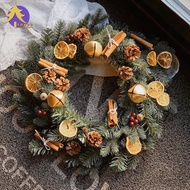 Christmas Decorations DIY Christmas Wreath Door Hanging 50/60cm Ins Style for Living Room Hotel Wind