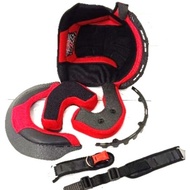 KYT DJ Maru helmet foam set plus KYT DJ Maru helmet strap