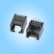 RJ458P8C 90 Degree Socket/5321-8P8C Full Plastic Female Socket Network Cable Interface Network Inter