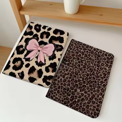 Art Bow Leopard Print For Samsung Galaxy Tab A7 A A8 A9 A11 S6 S11 10.1 10.4 10.5 Inch Lite PLus Sof
