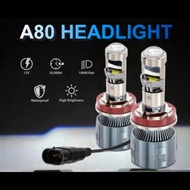 A80 CAR LED MINI PROJECTOR HEADLIGHT WITH DECODER H7 H8 H9 H11 9005 9006 100W HIGH POWER