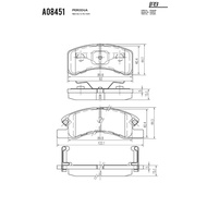 (FRONT/REAR) Perodua Viva LPB Disc Brake Pad / Brake Shoe