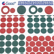 50Pcs 18650 21700 26650 Li-ion Battery Insulation Gasket Pack Cell Barley Adhesive Paper Electrode I