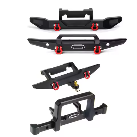 TRX4M Metal Front and Rear Bumper with Tow Hook for TRX4M 1/18 RC Crawler Traxxas TRX4M Bronco Car U