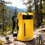 rockible Outdoor Waterproof Backpack Hiking Daypack PVC Camping Bag for Camp Gear Travel and Hiking 