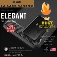 Huawei P40 P40 Pro P40 Pro Plus+ Rugged Armor Carbon Fiber Phone Case Casing Cover