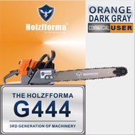 Farmertec Made 71cc Holzfforma Orange Dark Gray G444 Gas Chain Saw Power Head Without Bar and Chain 