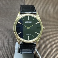 [TimeYourTime] Citizen AR3073-06E Eco-Drive Stiletto Collection Black Leather Strap Analog Watch