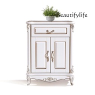 European Solid Wood Shoe Cabinet, Simple Modern Locker, Foyer Cabinet, Porch Cabinet, Shoe Cabinet